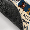 Dog Mom, Gift For Wife, Funny - A Crazy Dog Lady And Her Grumpy Old Man Live Here 3D Pet Couple - Personalized Doormat