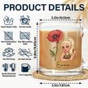 Gift For Yourself,Gift For Wife,Gift For Women,Gift For Grandma - Birth Month Flowers Bloom Where You're Planted Women - Personalized Glass Mug
