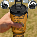 Teacher, Gift For Women, Happy, Back To School, Gift For Men - Y'all Gonna Make Me Lose My Mind - Personalized 30oz Tumbler With Handle