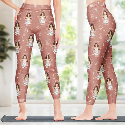 Yoga Let That Go - Personalized Leggings