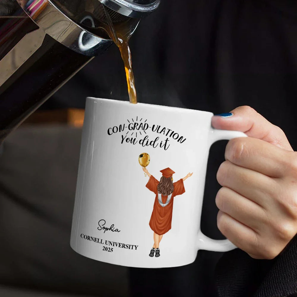 Graduation - You Did It - Personalized Mug
