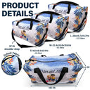 Gift For Couples, Gift For Husband, Gift For Wife, Gift For Boyfriend, Gift For Girlfriend, Happy - You And Me And A World To See - Personalized Duffle Bag