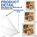 Christmas,Pet Couple,Cat Couple,Dog Couple,Gift For Couples,Happy - You And Me And The Dogs Cats - Personalized Custom Shaped Acrylic Ornament