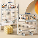 Pet Couple,Happy,Christmas - You And Me Life Is Better With Dogs - Personalized Acrylic Perpetual Desk Calendar