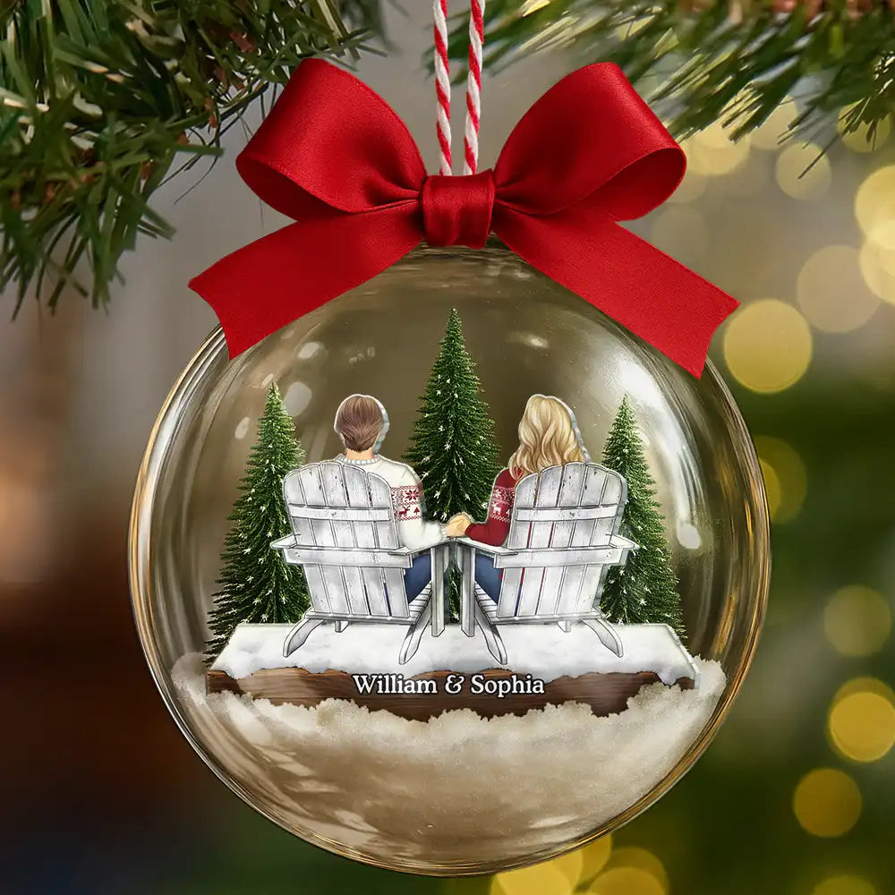 You And Me We Got This - Personalized 3D Acrylic Ball Ornament