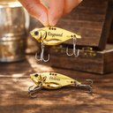 Fishing,Gift For Husband,Gift For Couples,Gift For Wife,Gift For Boyfriend,Gift For Girlfriend,Love - You And Me We Got This - Personalized Metal Fish Lure Set
