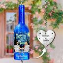 Gift For Couples,Gift For Husband,Gift For Wife,Gift For Boyfriend,Gift For Girlfriend,Love - You And Me We Got This - Personalized Wine Bottle Wind Chime