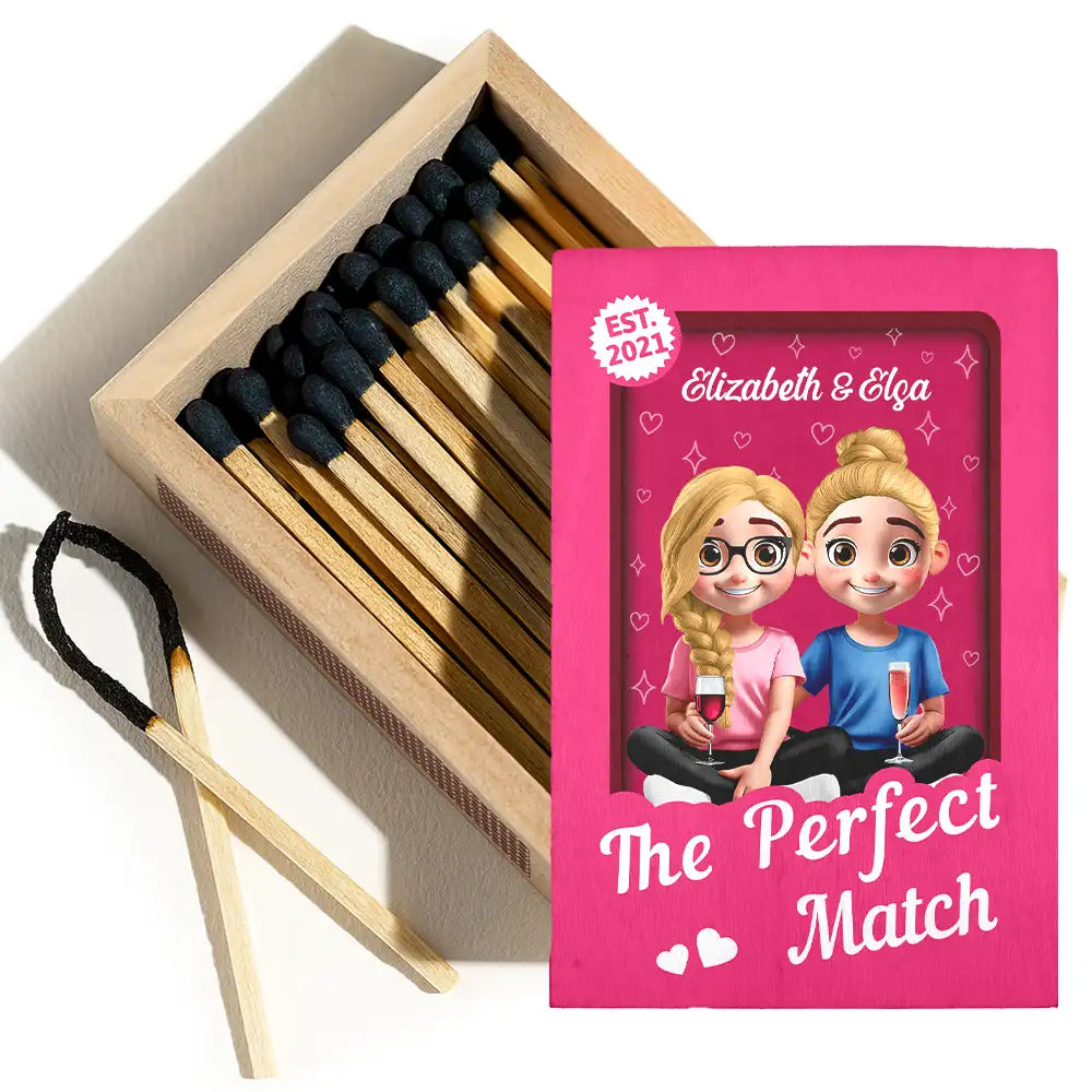 Gift For Couples,Old Couples,Gift For Husband,Gift For Boyfriend,Gift For Wife,Gift For Girlfriend,Love,LGBT - You And Me We Got This - Personalized Wooden Matchbox