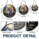 Gift For Couples,Happy,Gift For Husband,Gift For Wife - You And Me We Got This Couple 3D - Personalized Stained Glass Window Hanging Suncatcher