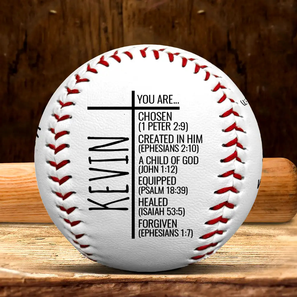 Baseball,Sport Dad,Gift For Kids,Happy - You Are Chosen Christian Baseball - Personalized Baseball, Softball