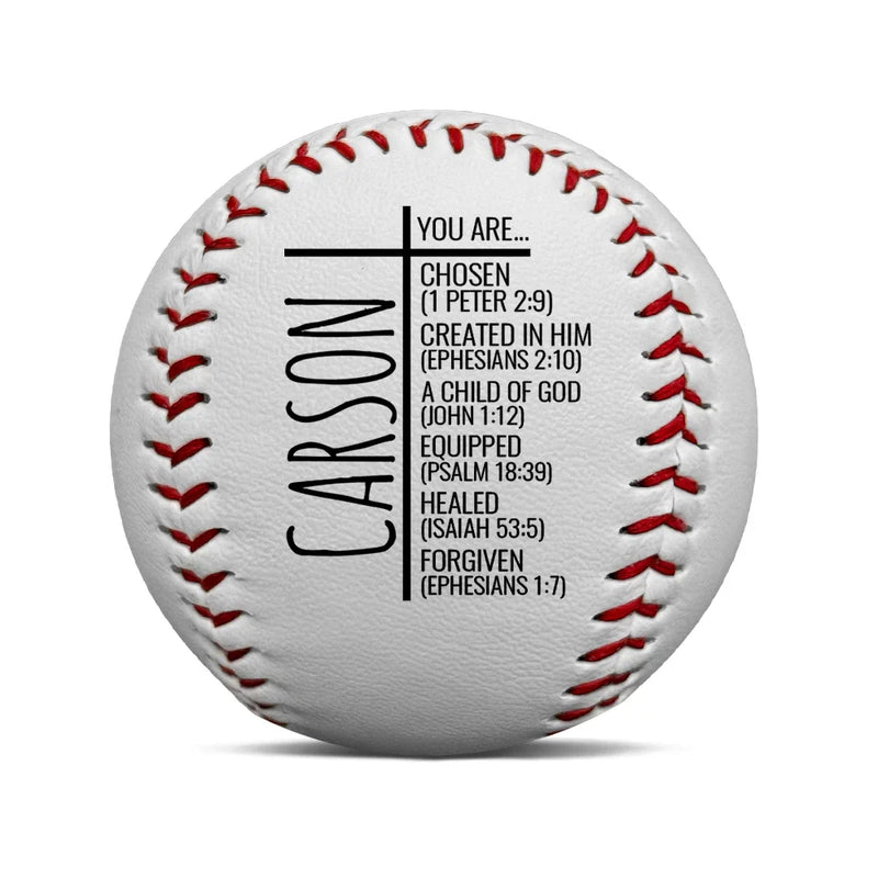 Baseball,Sport Dad,Gift For Kids,Happy - You Are Chosen Christian Baseball - Personalized Baseball, Softball