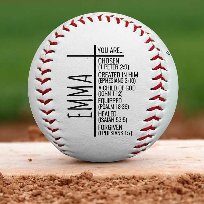 Baseball,Sport Dad,Gift For Kids,Happy - You Are Chosen Christian Baseball - Personalized Baseball, Softball