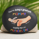 New Mom,New Dad,New baby,Gift For Mother,Love,Happy - You Are Doing A Great Job New Mom Newborn Baby - Personalized Printed Rock