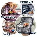 Gift For Couples,Gift For Husband,Gift For Wife,Gift For Boyfriend,Gift For Girlfriend,Love - You Are My Love You Are My Life 3D Effect Couple - Personalized Fleece Blanket, Sherpa Blanket