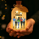 Vector,Gift For Sisters,Gift For Women,Happy - You Are My Sister My Friend - Personalized Short Bottle Light