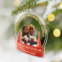 Gift For Couples,Gift For Women,Gift For Men,Old Couples,Gift For Husband,Gift For Wife,Christmas,Love - You Are The Only One I Want To Annoy 3D Effect Couple - Personalized Custom Shaped Acrylic Ornament