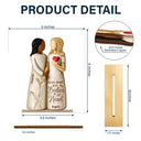 Gift For Bestie, Gift For Sisters, Happy - You Are The Sister I Got To Choose - Personalized Custom Shaped 2-Layered Wooden Plaque