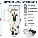 Graduation,Happy,Dad - Daughters (Adult),Mom - Daughters (Adult),Love - You Believed You Could So You Did - Personalized 40oz Tumbler With Straw