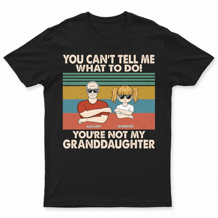 Tu ne peux pas me dire quoi faire - T-shirt personnalisé