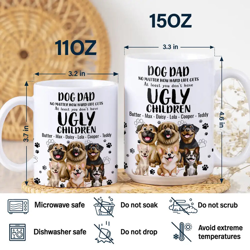 Dog Lovers - You Don't Have - Personalized White Edge-to-Edge Mug