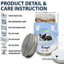 Dog Lovers,Dog Mom,Dog Dad,Memorial,Christmas,Sad - You Have Left My Life But You Will Never Leave My Heart - Personalized Mason Jar Light