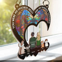 Sad, Memorial, Dog Lovers, Pet Lovers, Cat Lovers, Dog Mom - You Were My Favorite Hello Dog Cat Memorial - Personalized Window Hanging Suncatcher Ornament