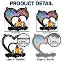 Sad, Memorial, Dog Lovers, Pet Lovers, Cat Lovers, Dog Mom - You Were My Favorite Hello Dog Cat Memorial - Personalized Window Hanging Suncatcher Ornament