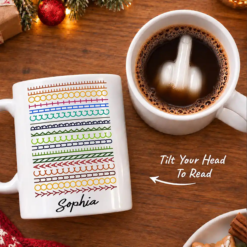 You Can Fck Right Off Secret Santa Christmas Gifts For Colleagues, Friends, Girlfriend - Personalized Mug