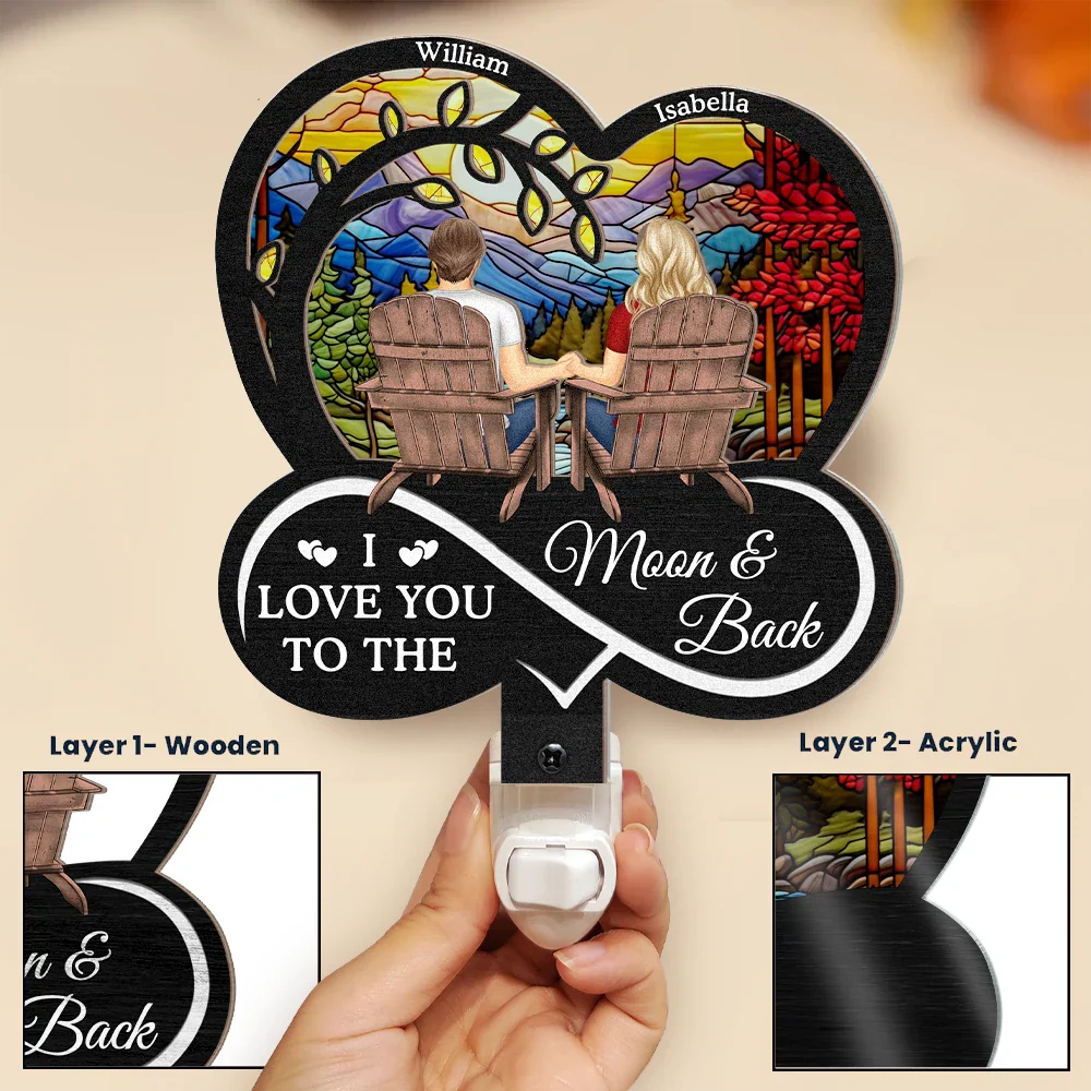 Gift For Couples,Gift For Husband,Gift For Wife,Gift For Boyfriend,Gift For Girlfriend,Love - You & Me We Got This - Personalized Plug-in Night Light