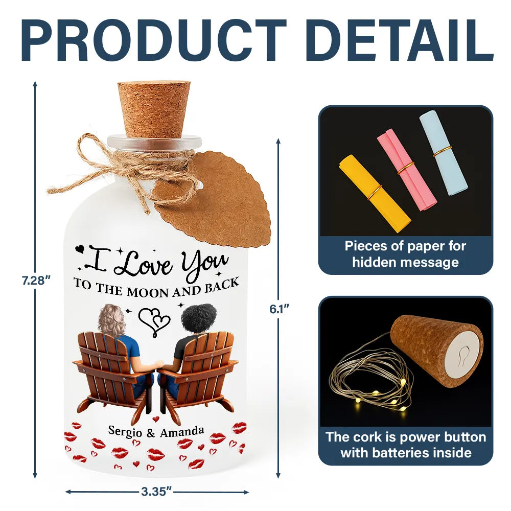 Gift For Couples,Gift For Husband,Gift For Wife,Gift For Boyfriend,Gift For Girlfriend,Love - You & Me We Got This Holding Hands Couple - Personalized Short Bottle Light