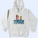 Gift For Mother, Love - Young Mother Daughter Son We Love You Mom 3D Cartoon - Personalized T Shirt