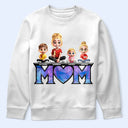 Gift For Mother, Love - Young Mother Daughter Son We Love You Mom 3D Cartoon - Personalized T Shirt