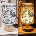 Love, Dog Lovers, Pet Lovers, Cat Lovers, Memorial - Your Light Will Always Shine In My Heart Memorial Dog Cat - Personalized Fabric Lamp