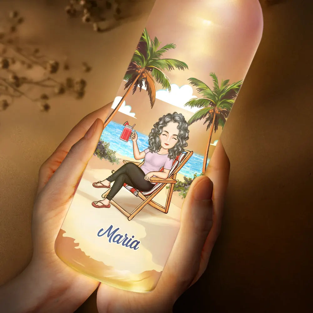 Retirement - Your Time Shine Even Brighter - Personalized Bottle Light
