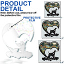 Sad,Memorial,Dog Lovers,Pet Lovers,Christmas - Your Were My Favorite Hello Dog Memorial - Personalized Holographic Acrylic Ornament