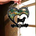 Sad, Memorial, Dog Lovers, Pet Lovers - Your Were My Favorite Hello Dog Memorial - Personalized Rainbow Suncatcher With Crystal Ball Prism