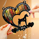 Sad, Memorial, Dog Lovers, Pet Lovers - Your Were My Favorite Hello Dog Memorial - Personalized Rainbow Suncatcher With Crystal Ball Prism