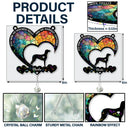 Sad, Memorial, Dog Lovers, Pet Lovers - Your Were My Favorite Hello Dog Memorial - Personalized Rainbow Suncatcher With Crystal Ball Prism