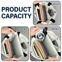 Dog Lovers,Dog Mom,Travel,Happy - Doggie Things 3D Effect Dogs - Personalized Zippered Canvas Bag