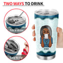 Gobelet à café et gants en caoutchouc - Cadeau pour infirmière - Gobelet personnalisé