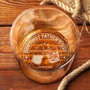 New Dad,New Mom,New baby,Gift For Father,Funny - Our First Father's Day Together - Personalised Engraved Whisky Glass
