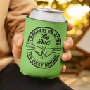 Gift For Sisters, Gift For Sibling, Gift For Brothers, Gift For Bestie, Gifts For Colleagues, Cousin, Funny - Congrats On Being My Brother Dad Grandpa - Personalized Can Cooler Sleeve