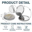 Mom - Daughters (Adult),Mom - Daughters (Young),Gift For Daughter,Love - Mom And Daughter Forever Linked Together - Personalized Circle Compact Mirror