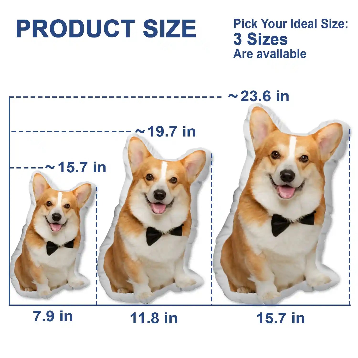 Coussin photo personnalisé à l'effigie de votre animal de compagnie - Cadeau pour amis, amoureux, mari, femme et amoureux des animaux - Coussin personnalisé à l'effigie de votre animal de compagnie