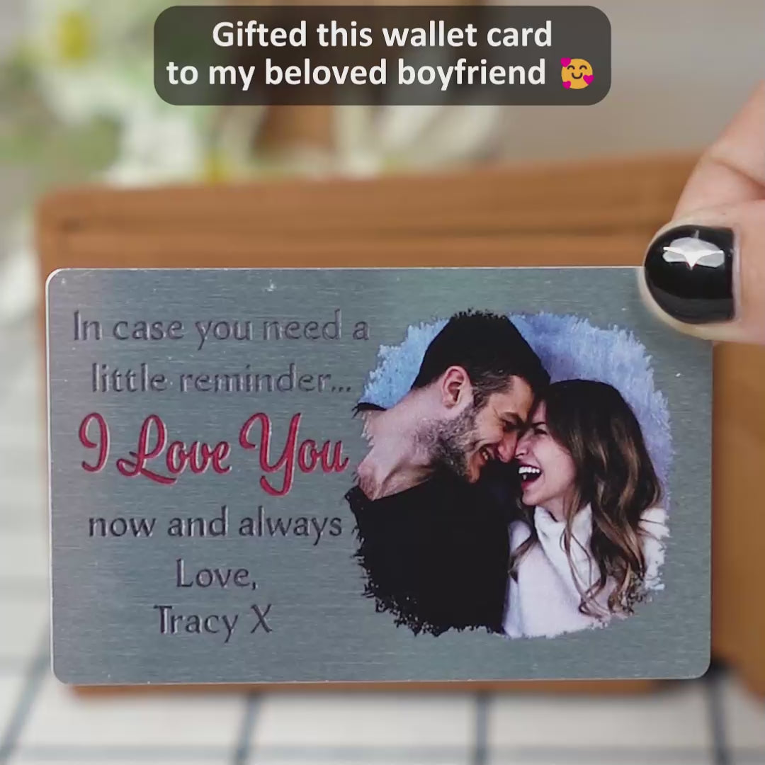 Custom Photo In Case You Need A Little Reminder - Gift For Couples, Hu ...