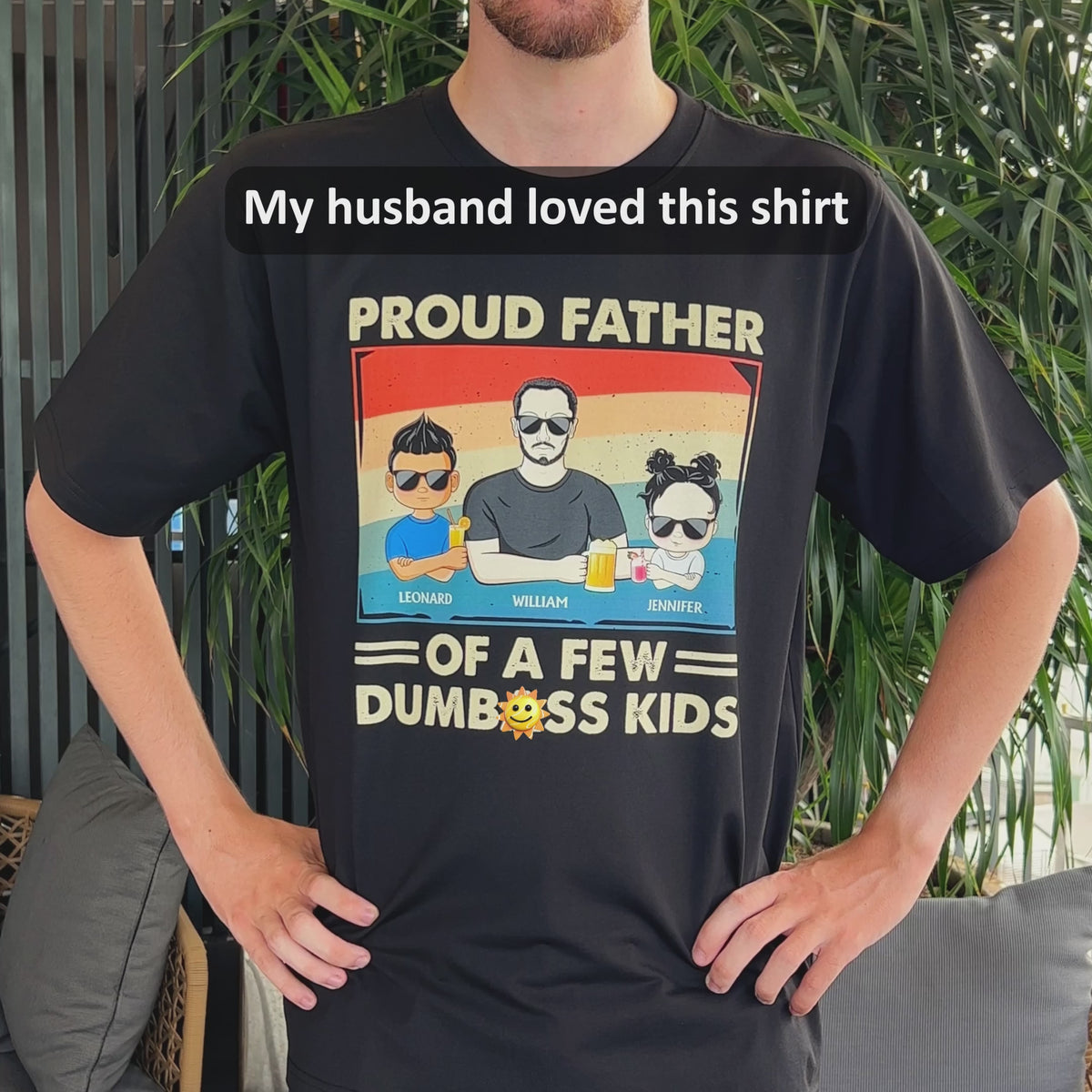 Proud Father Of A Few Kids - Funny Gift For Dad, Father, Grandpa