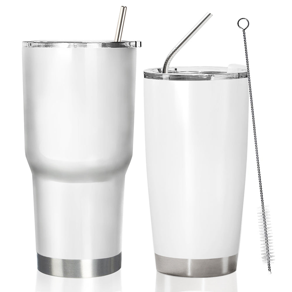 Drink Straw Cleaning Brush - set of 4 Stainless Steel brushes for drinking  straws, Tumblers, sippy Cups and more!
