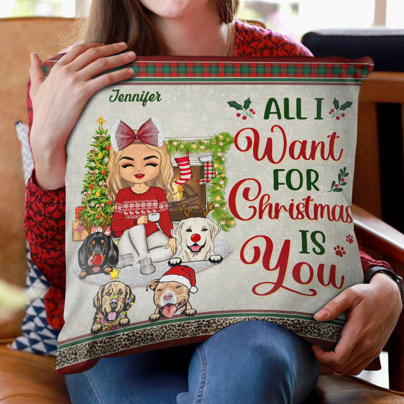 Personalized Christmas Gift For Dog Lovers, Xmas Dog Blanket