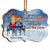 Christmas Family Chibi Couple I Wish I Could Turn Back The Clock - Gift For Couples - Personalized Custom Wooden Ornament
