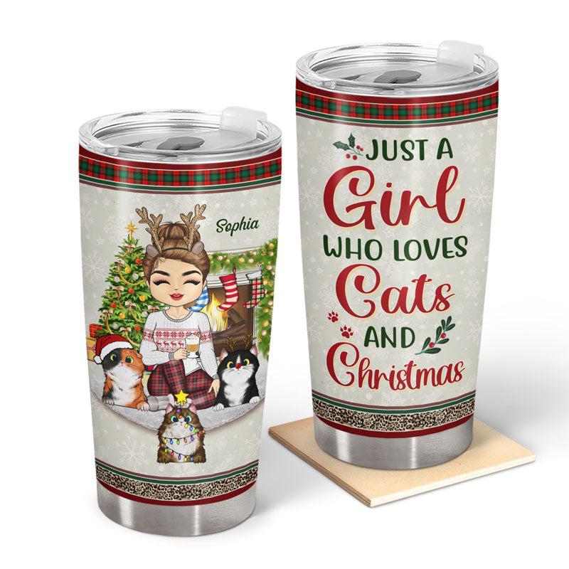 Personalized Christmas Reindeer Tumbler, Christmas Tumbler, Kid